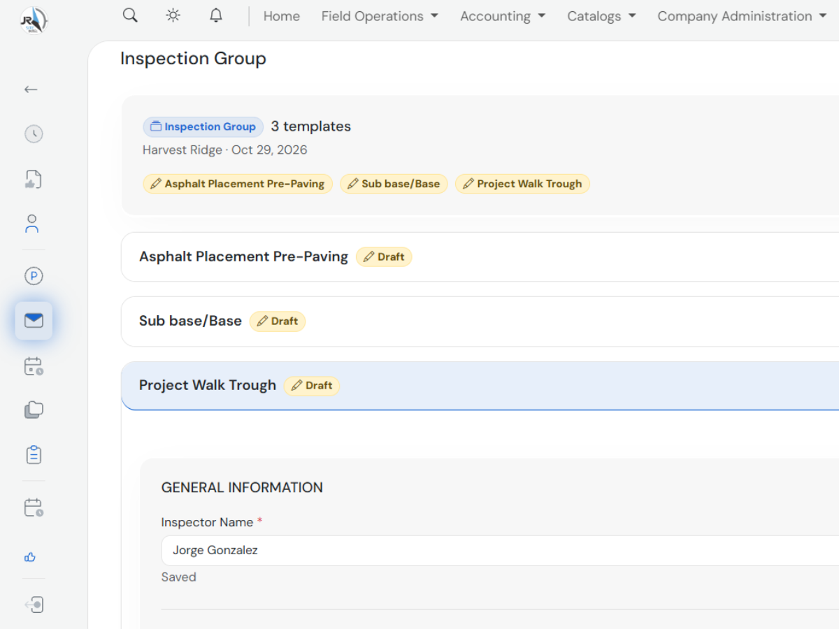Inspection Form