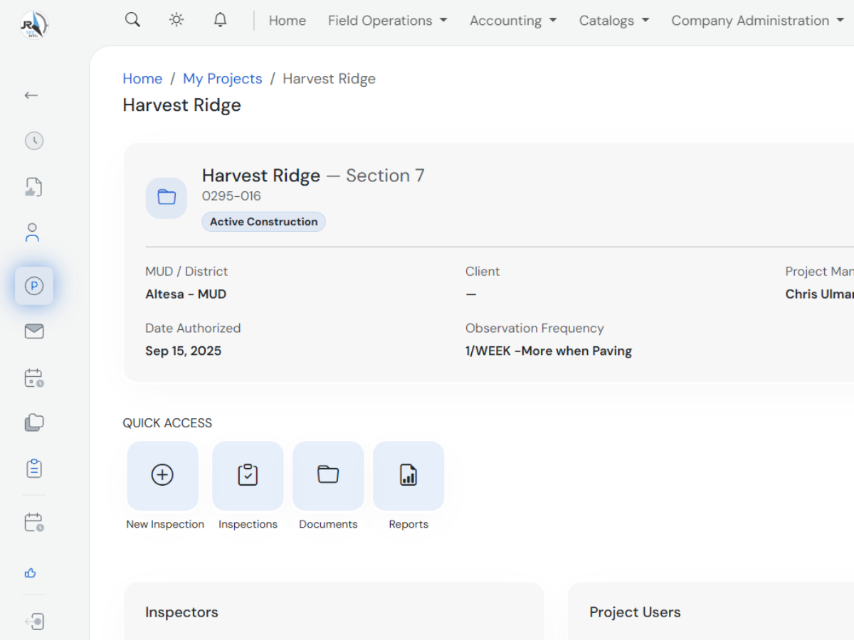Project Dashboard